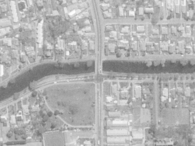 97 River Road from the air, 1975-1979
