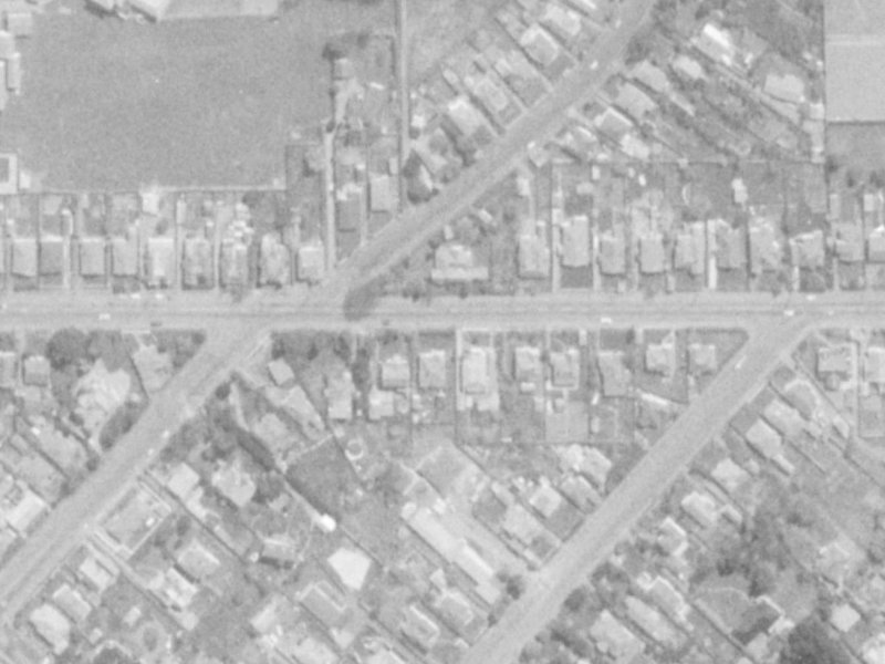 62 Woodham Road from the air, 1975-1979