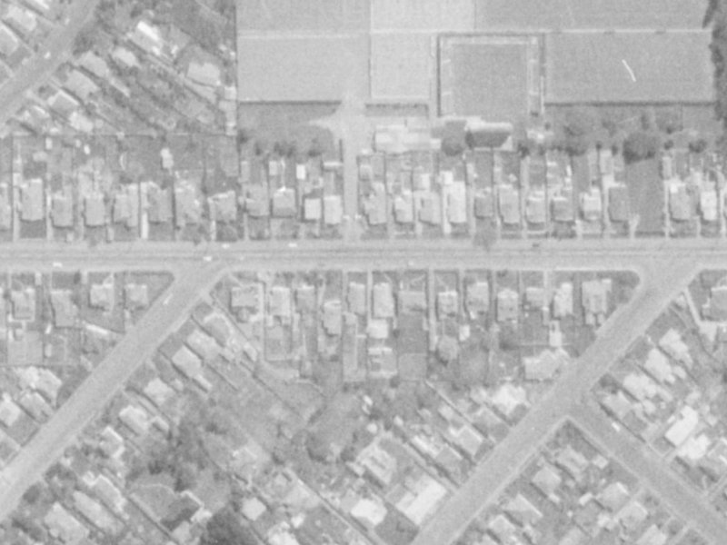 98 Woodham Road from the air, 1975-1979