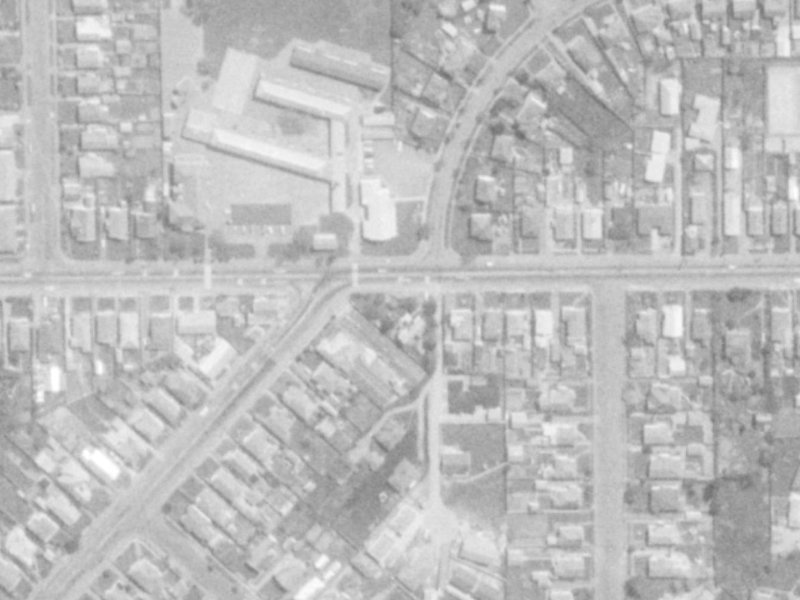 218 Woodham Road from the air, 1975-1979