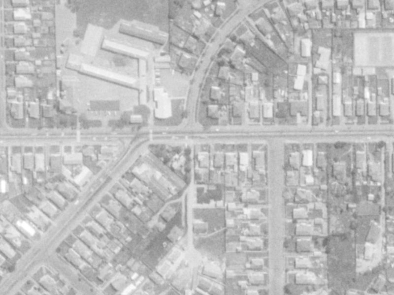 228 Woodham Road from the air, 1975-1979