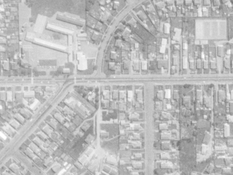 230 Woodham Road from the air, 1975-1979