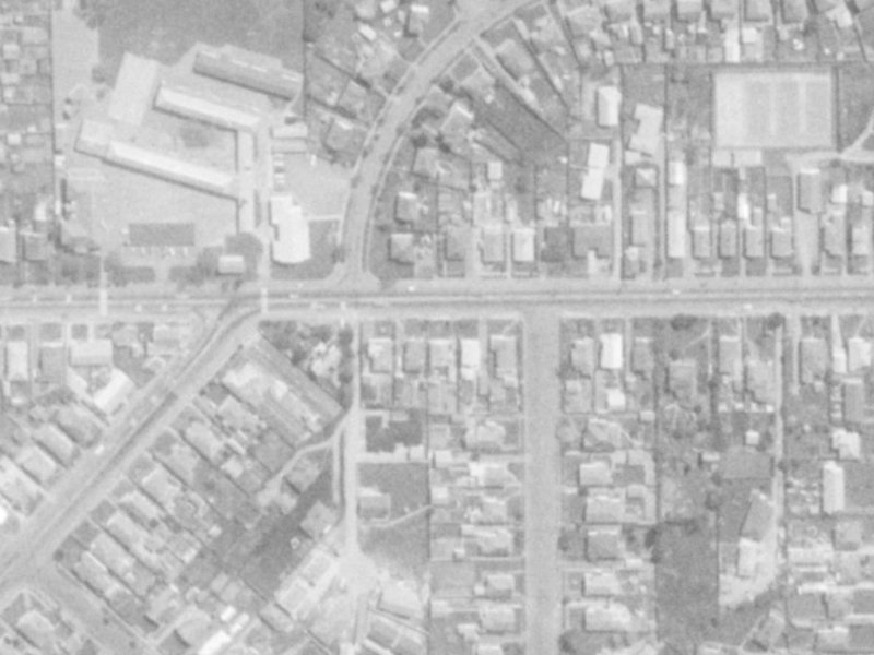 232 Woodham Road from the air, 1975-1979