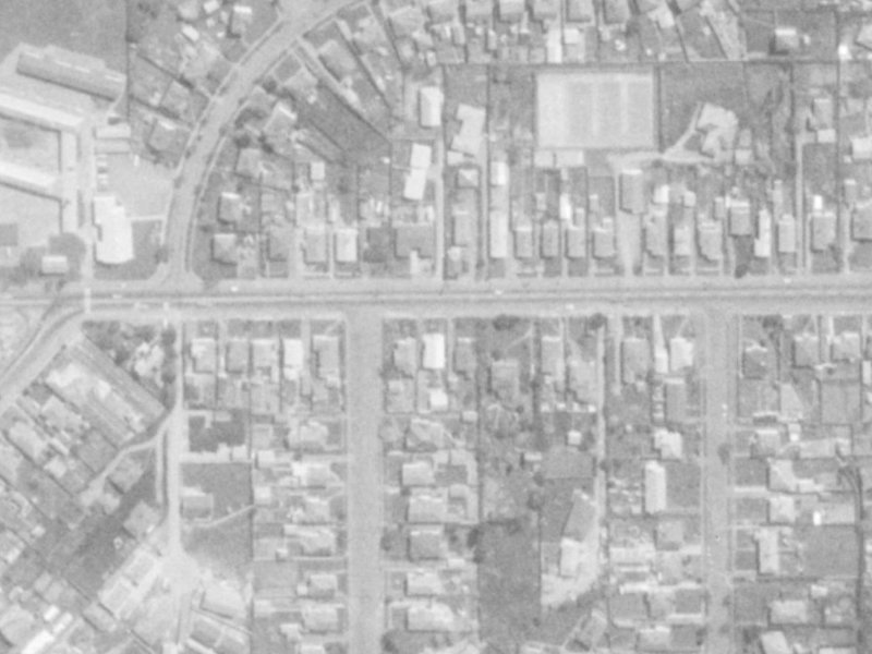 244 Woodham Road from the air, 1975-1979