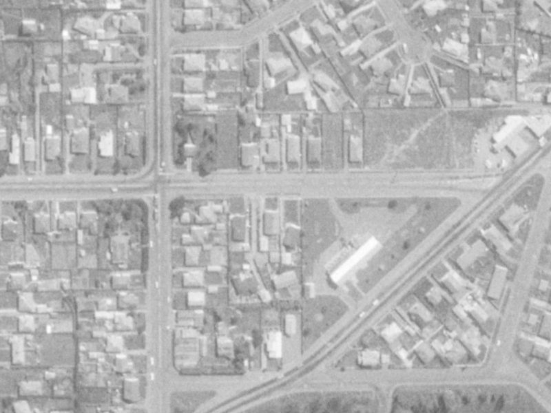 306 Woodham Road from the air, 1975-1979