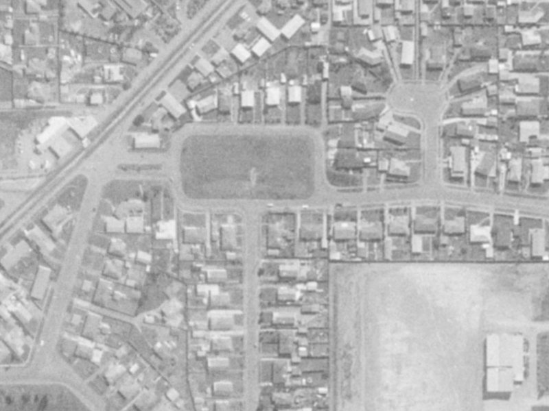 12 Nicholas Drive from the air, 1975-1979