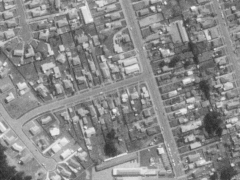 9 Cradock Street from the air, 1975-1979