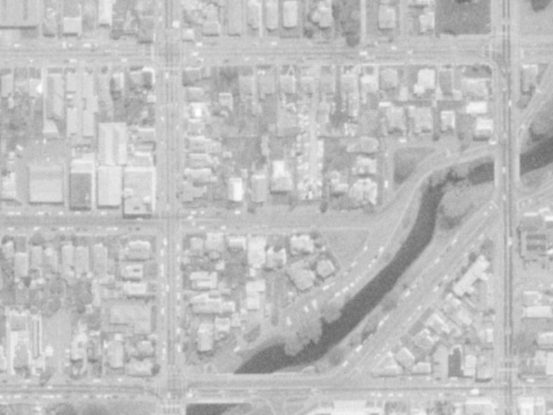 215 Peterborough Street from the air, 1975-1979