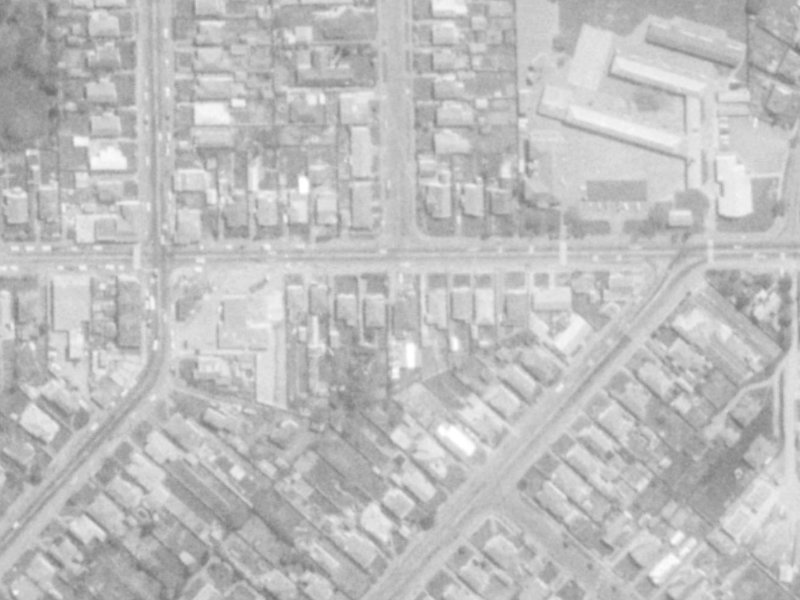 192 Woodham Road from the air, 1975-1979