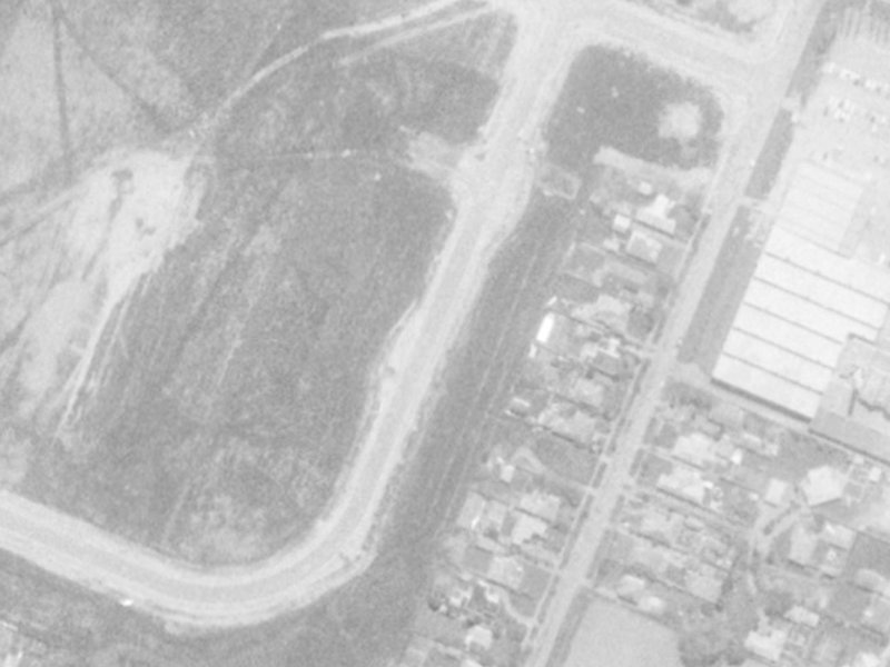 41 Sayers Crescent from the air, 1975-1979