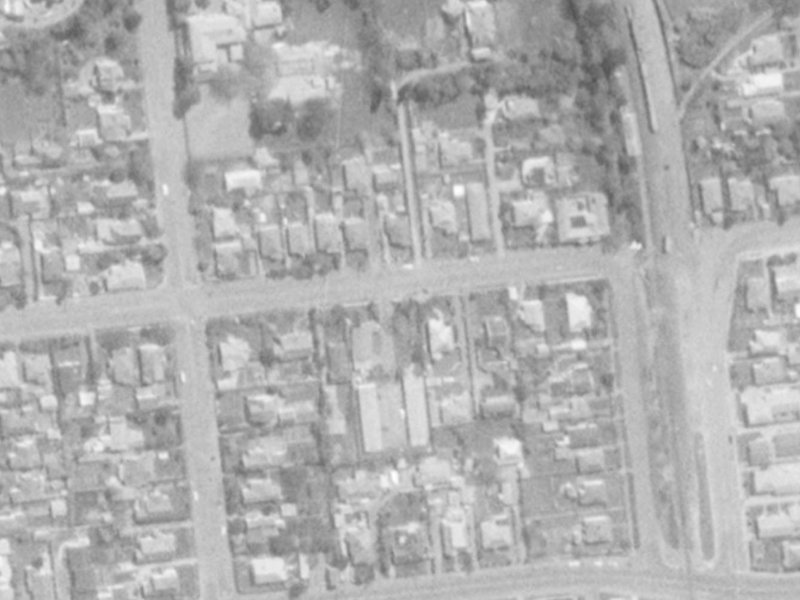 47 Matai Street from the air, 1975-1979