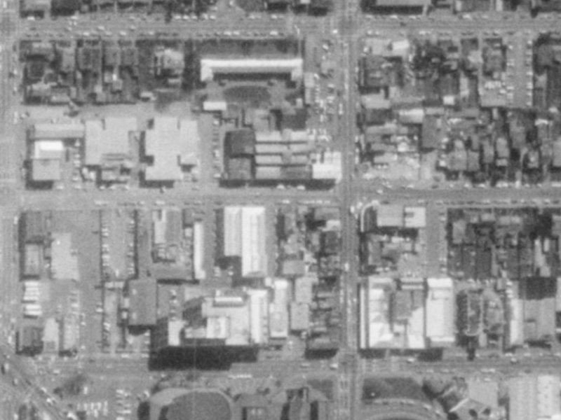 110 Peterborough Street from the air, 1975-1979