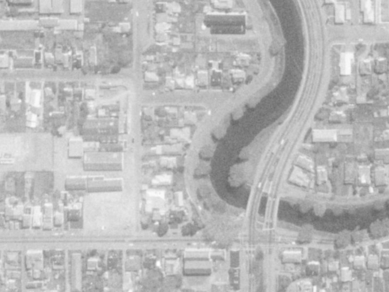 466 Oxford Terrace from the air, 1975-1979