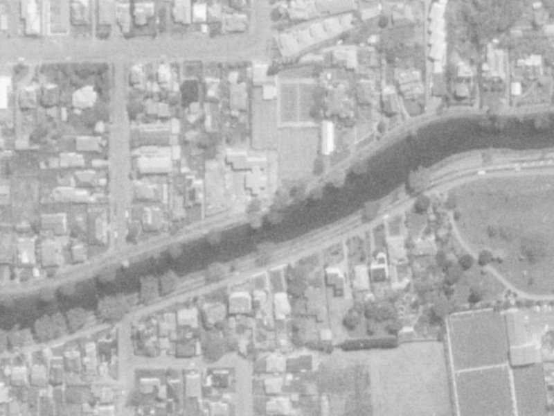 52 River Road from the air, 1975-1979