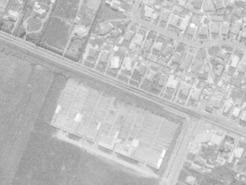 212 Yaldhurst Road from the air, 1975-1979