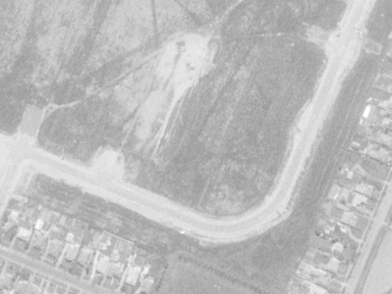 14 Parr Place from the air, 1975-1979