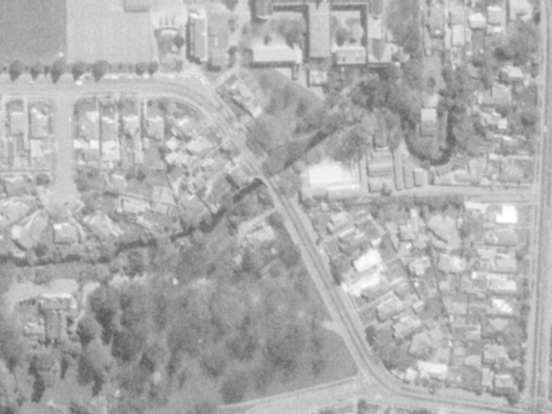 32 Kahu Road from the air, 1975-1979