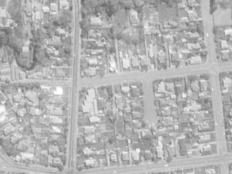 83A Matai Street West from the air, 1975-1979