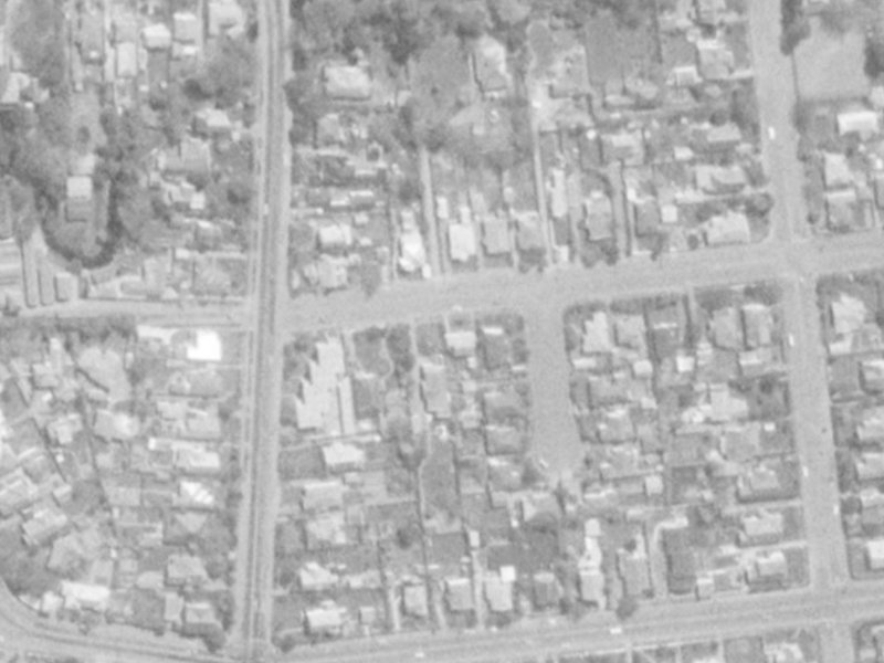 83 Matai Street from the air, 1975-1979