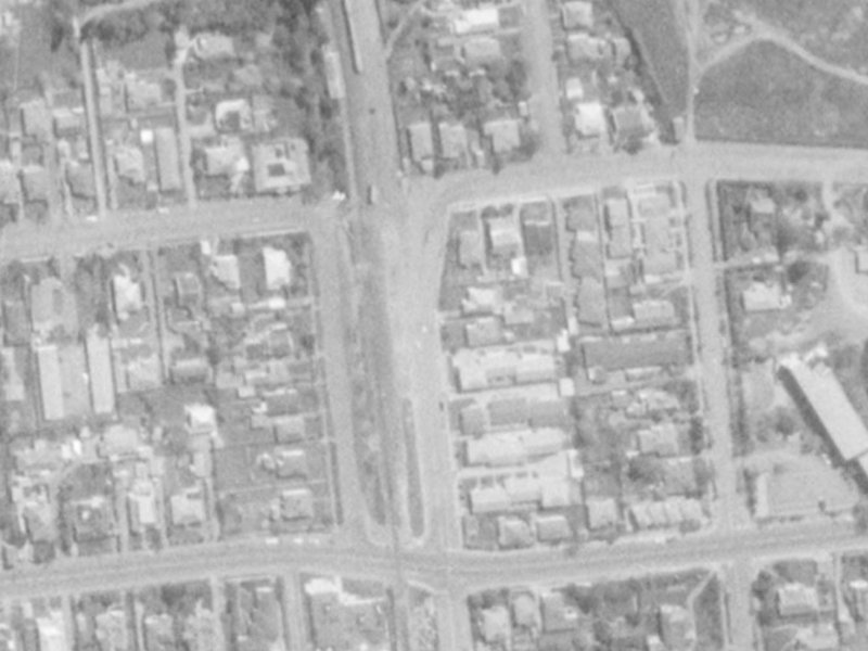 36 Mona Vale Avenue from the air, 1975-1979