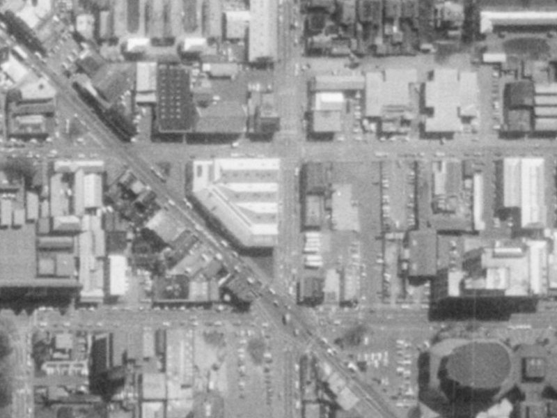 351 Durham Street North from the air, 1975-1979
