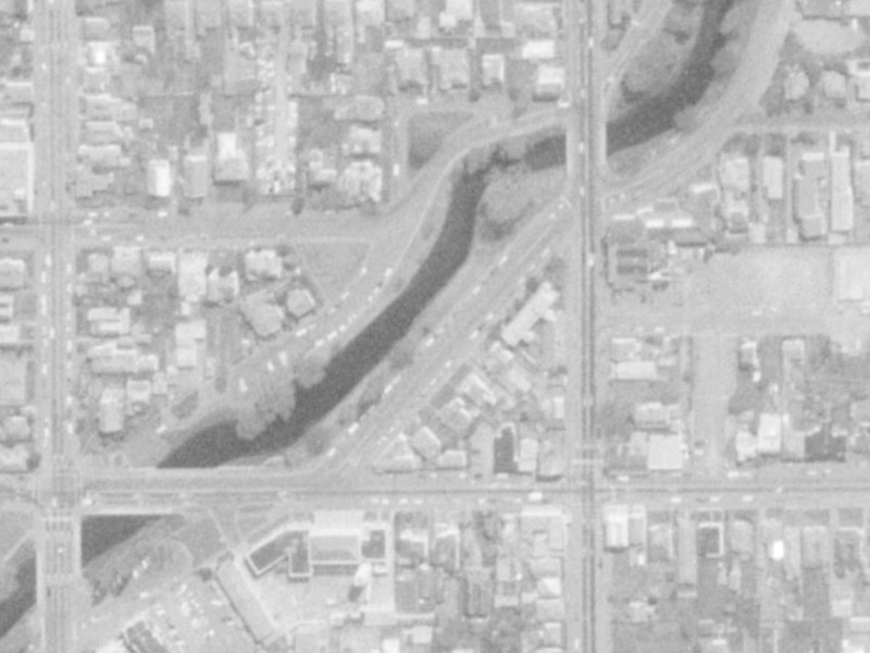 317 Oxford Terrace from the air, 1975-1979