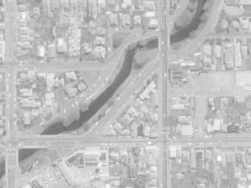 320 Oxford Terrace from the air, 1975-1979