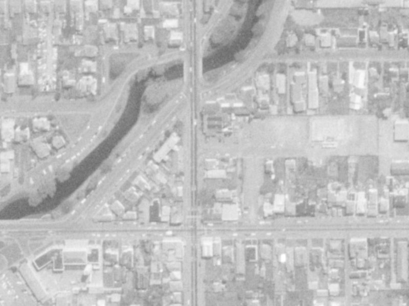 374 Barbadoes Street from the air, 1975-1979