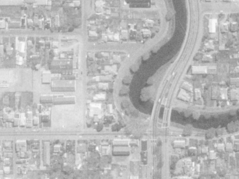 469 Oxford Terrace from the air, 1975-1979