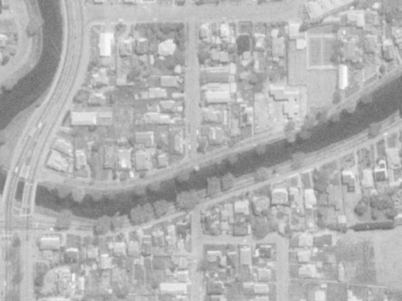 8 Templar Street from the air, 1975-1979