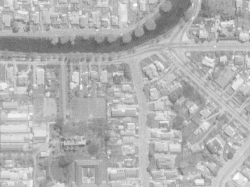 55 Trent Street from the air, 1975-1979