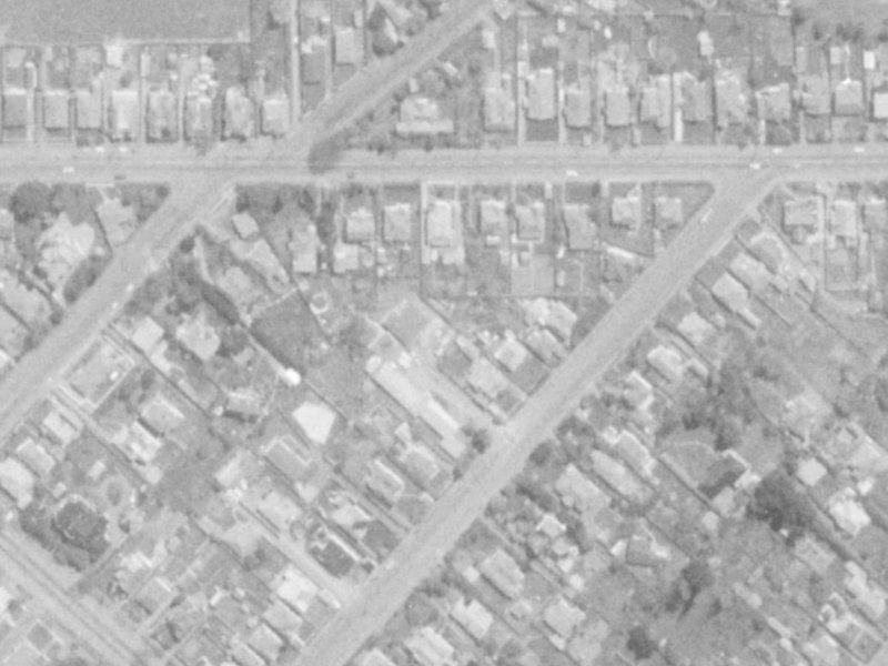 203 England Street from the air, 1975-1979