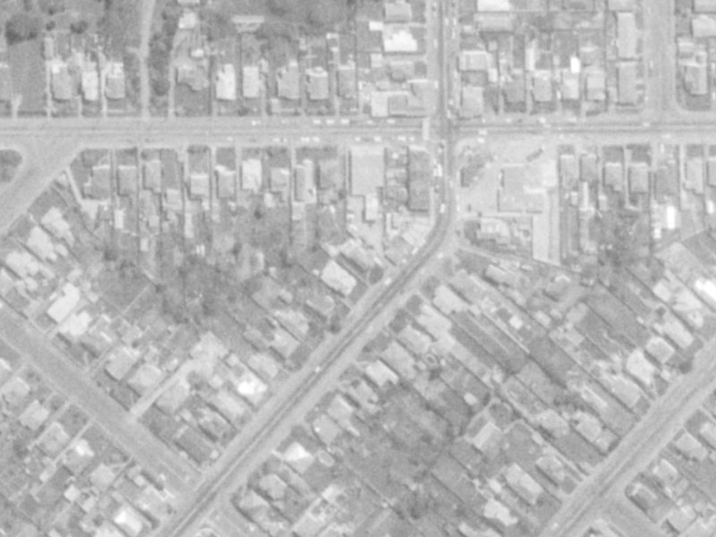 693 Gloucester Street from the air, 1975-1979