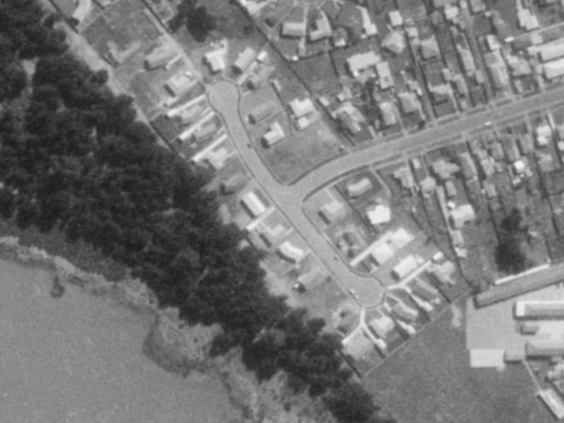 15 Seafield Place from the air, 1975-1979