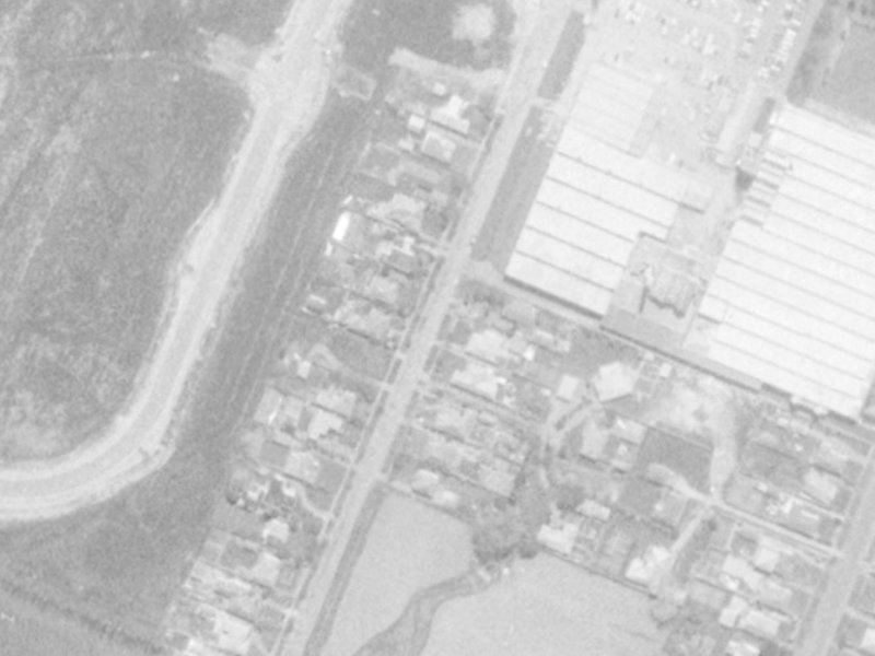 60 Brodie Street from the air, 1975-1979