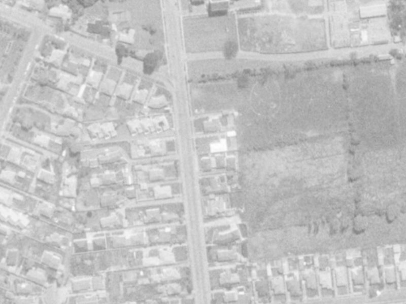 68 Waimairi Road from the air, 1975-1979