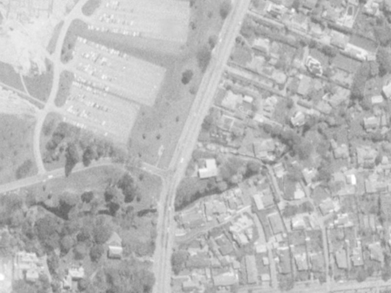 56D Clyde Road from the air, 1975-1979