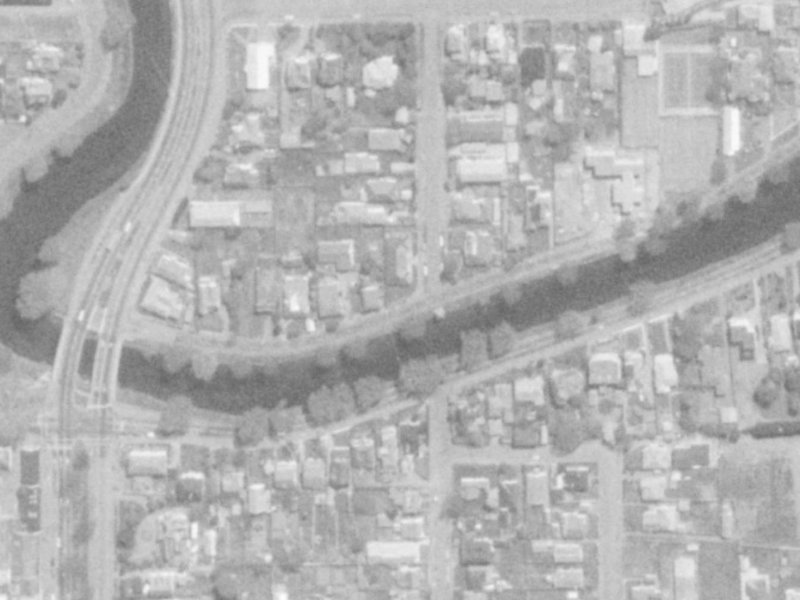 25 River Road from the air, 1975-1979