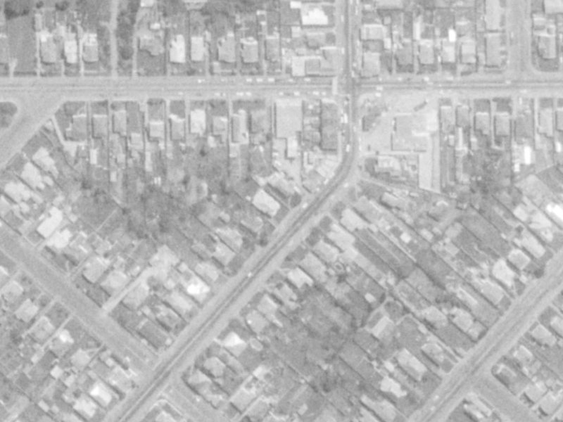 691 Gloucester Street from the air, 1975-1979