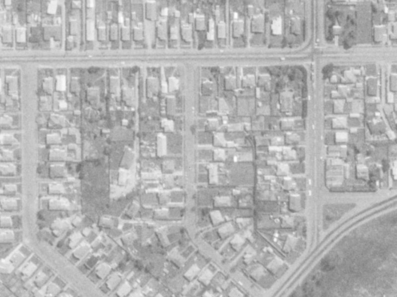 18 Sewell Street from the air, 1975-1979