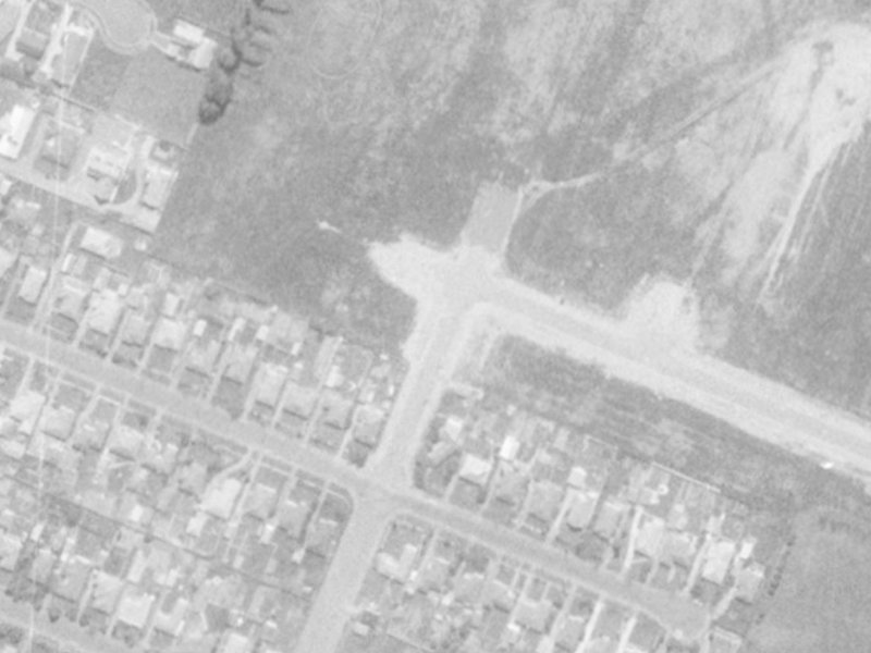 1 Holderness Place from the air, 1975-1979
