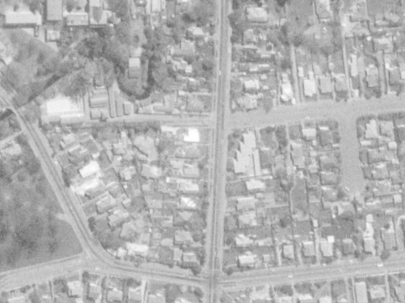 39 Straven Road from the air, 1975-1979