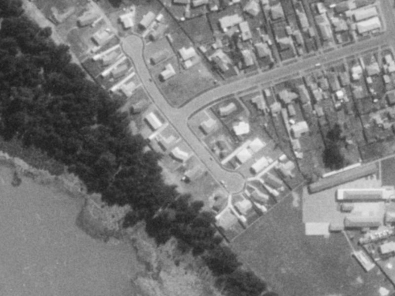 12 Seafield Place from the air, 1975-1979