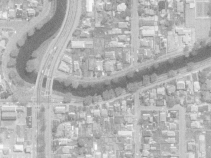 7–27 River Road from the air, 1975-1979