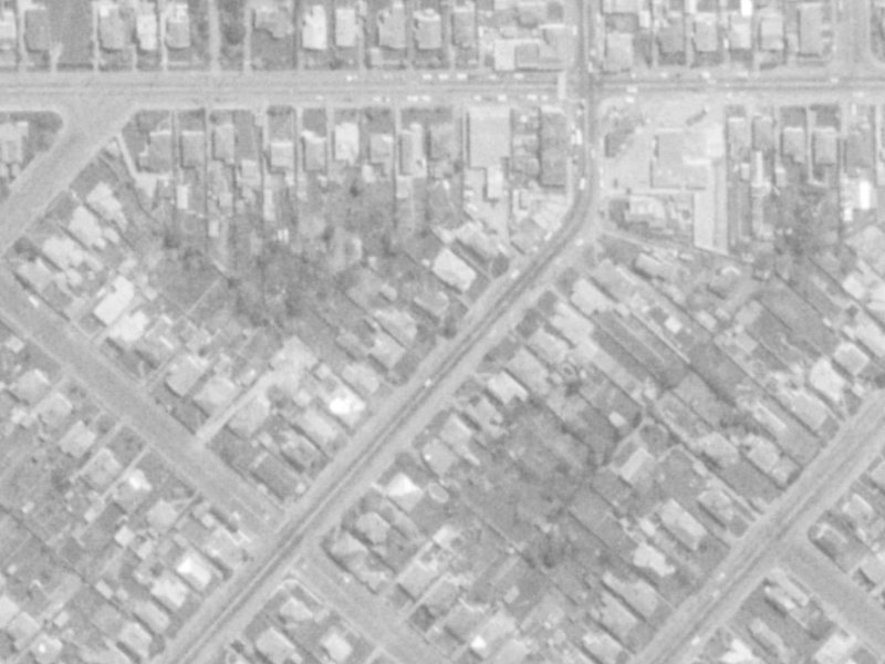687 Gloucester Street from the air, 1975-1979