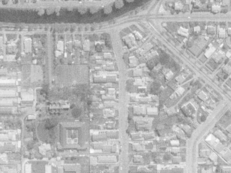 47 Trent Street from the air, 1975-1979