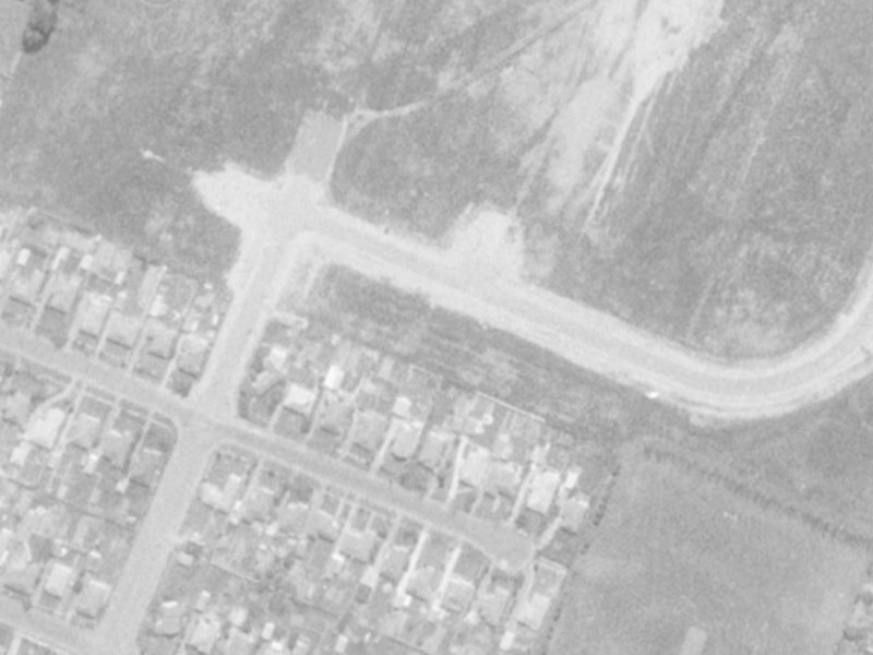7 Sayers Crescent from the air, 1975-1979