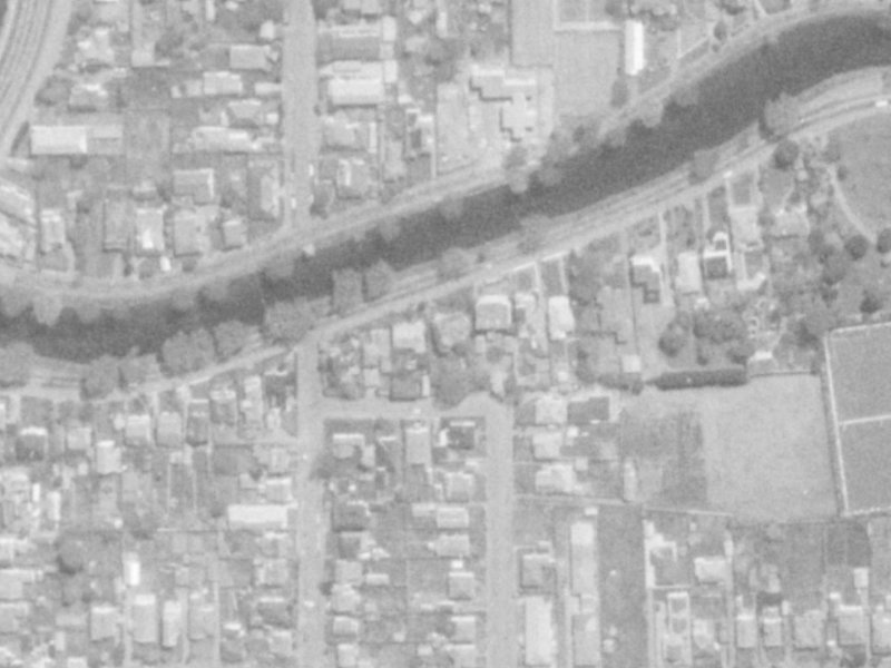 40 Gilby Street from the air, 1975-1979