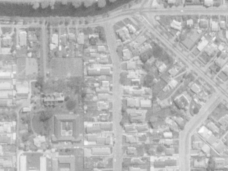 45 Trent Street from the air, 1975-1979