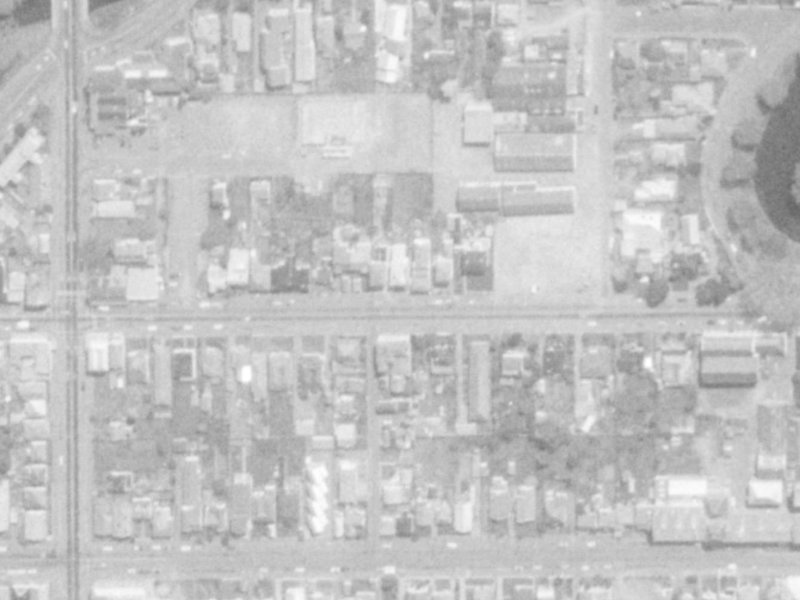 261 Kilmore Street from the air, 1975-1979